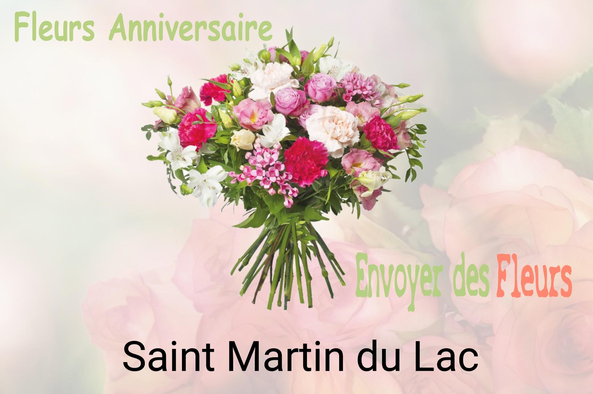 Bouquet de fleurs d’anniversaire livré à Saint-Martin-du-Lac