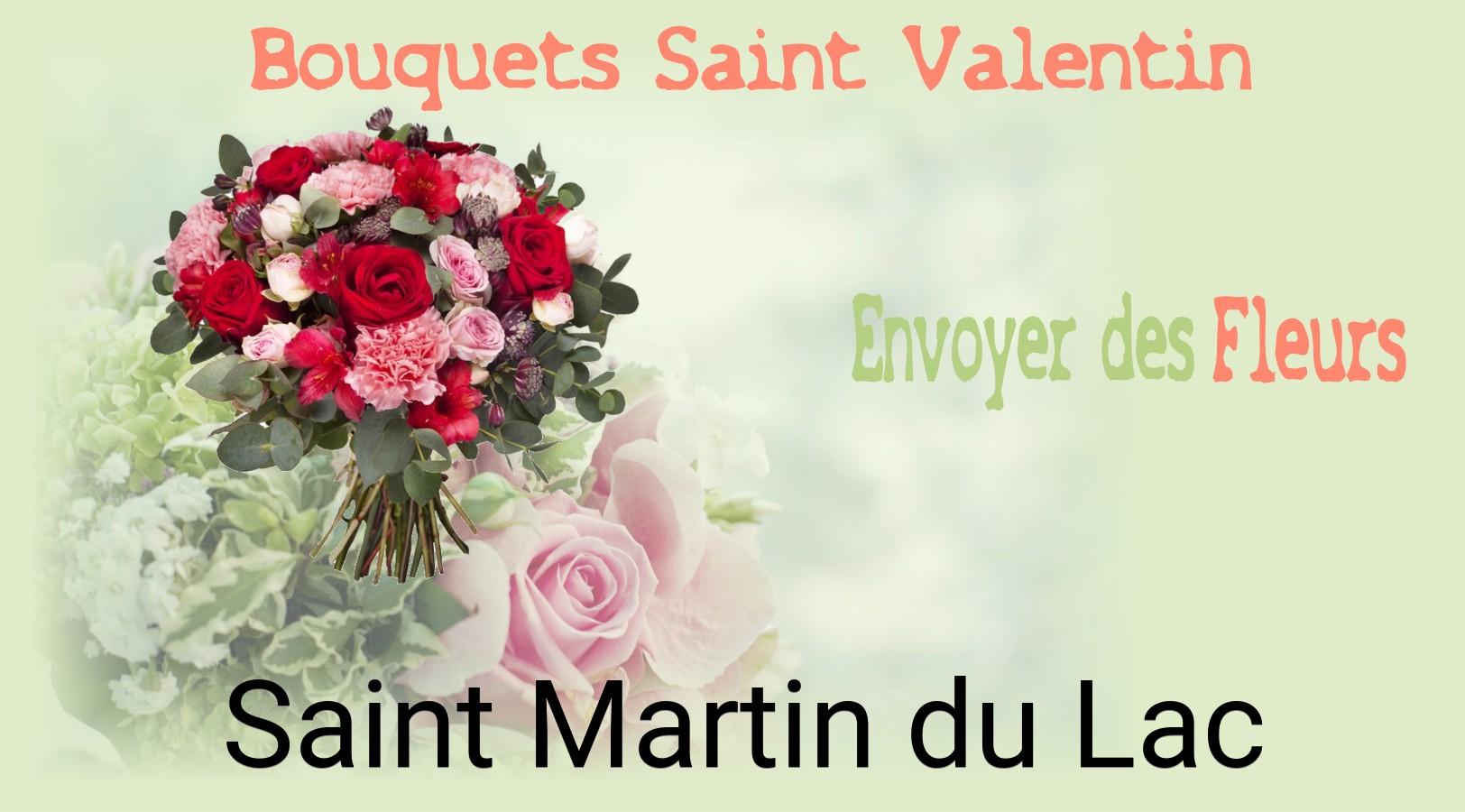 Roses de Saint-Valentin livrées à Saint-Martin-du-Lac